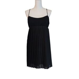 BCBGeneration Mini Dress Size Medium Black Empire Whimsigoth Fairy Femi…